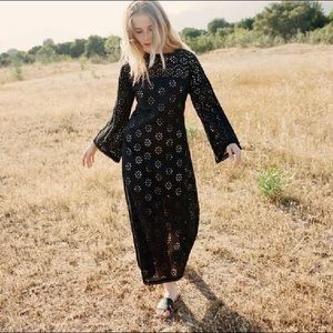 NWOT DOEN Francoise Midi Eyelet Dress